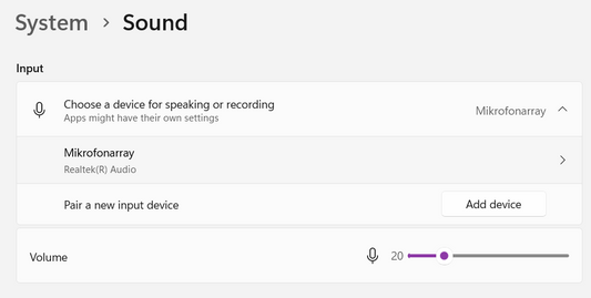 OMBRA Sound Quality Problems: Adjust Mic Volume Settings